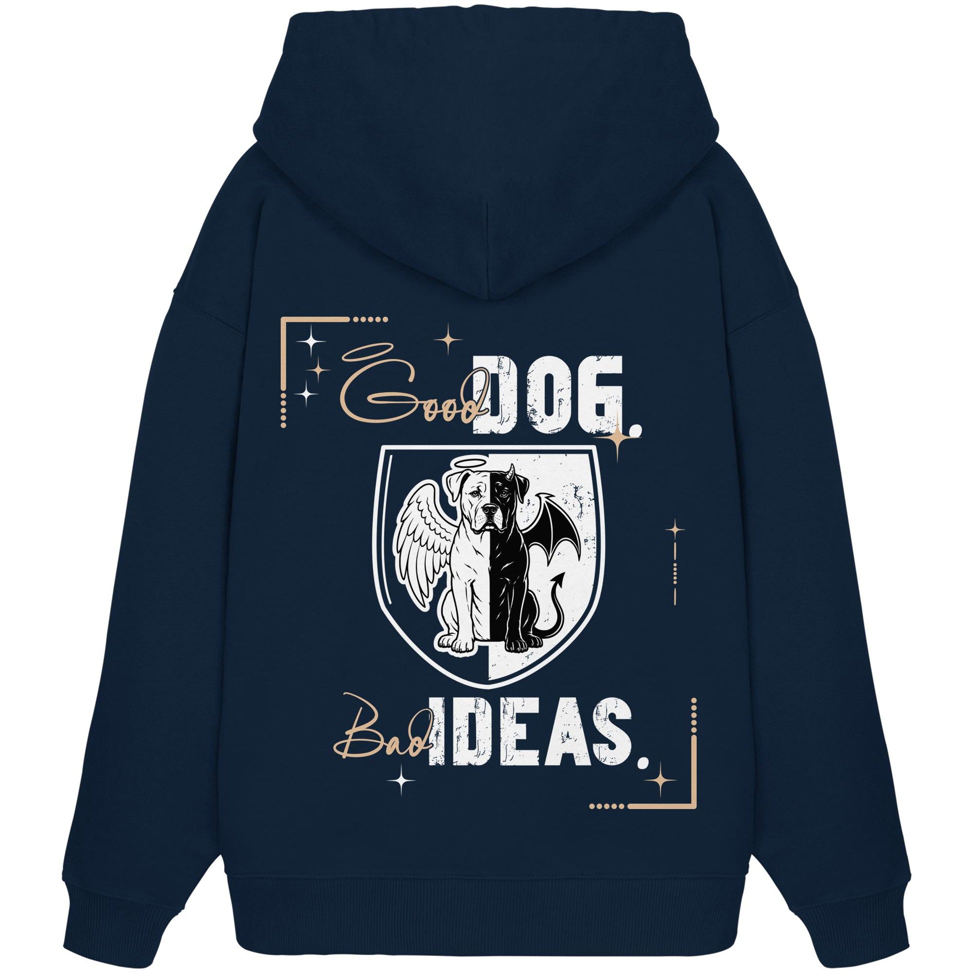 Good Dog. Bad Ideas. - Presa Canario - Organic Oversize Hoodie