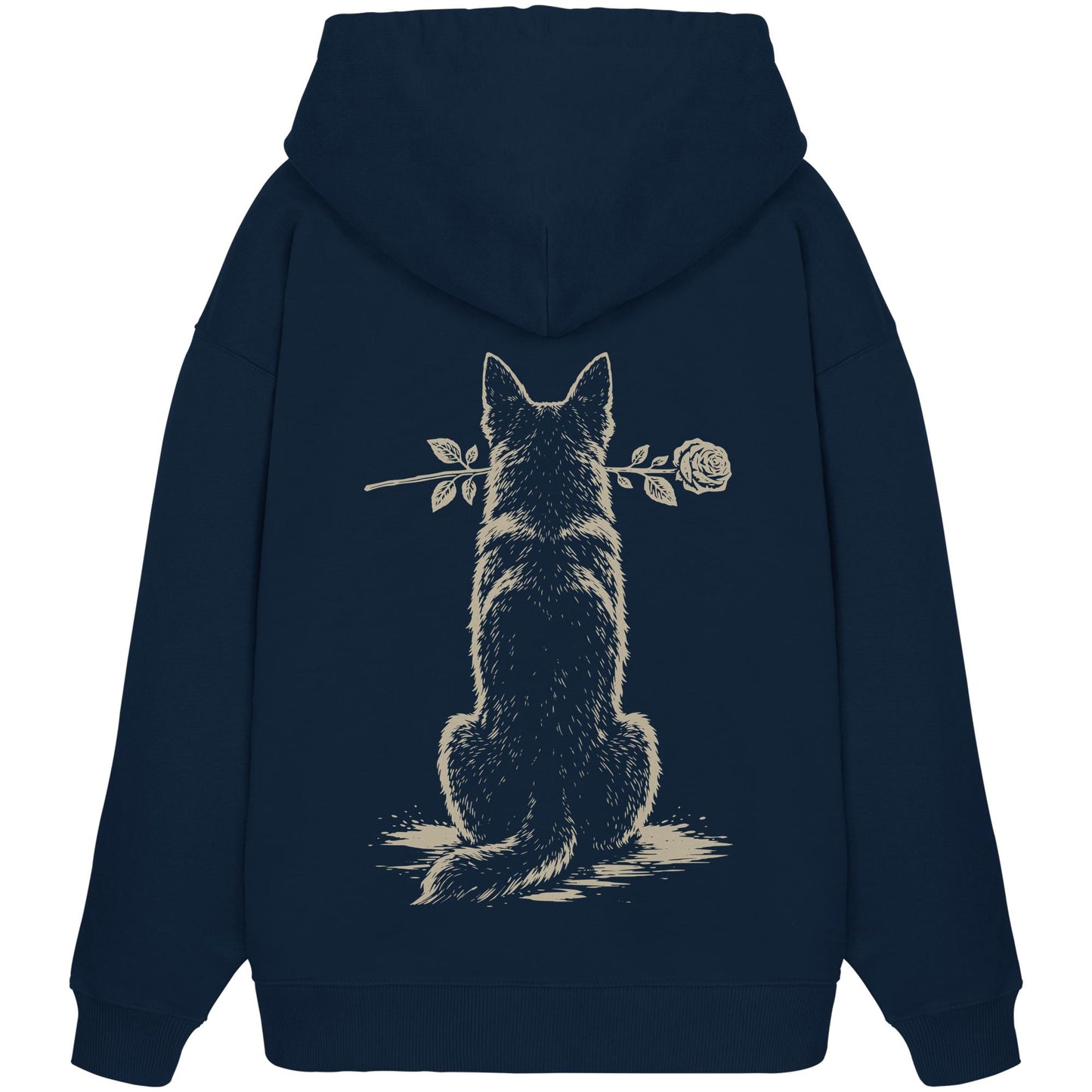 Silent Loyalty - Deutscher Schäferhund - Organic Oversize Hoodie