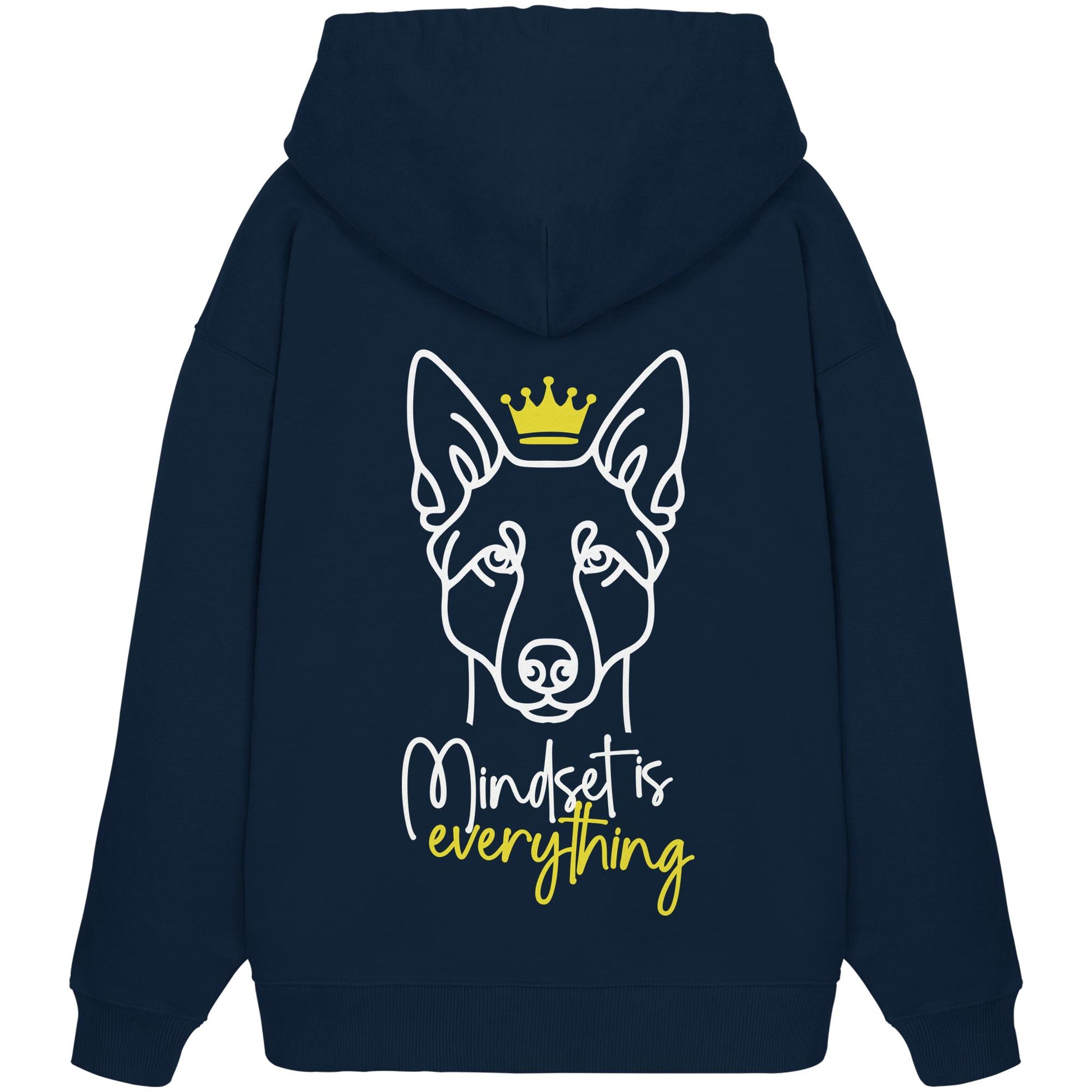 Australian Kelpie - Mindset is everything - Organic Oversize Hoodie