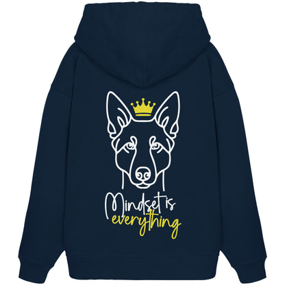 Australian Kelpie - Mindset is everything - Organic Oversize Hoodie
