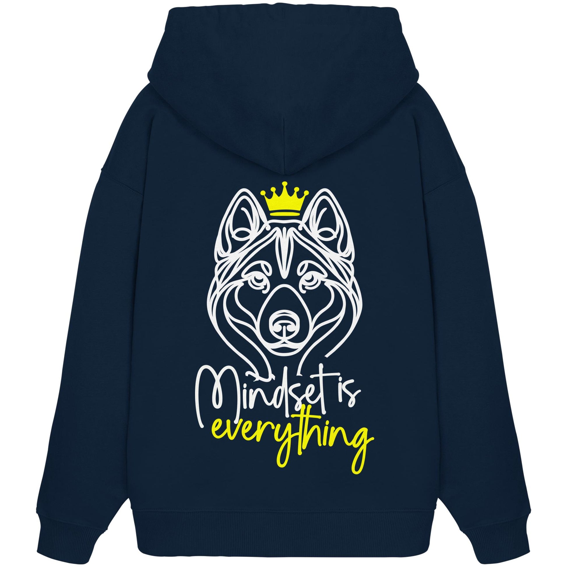 Husky - Mindset is everything - Organic Oversize Hoodie