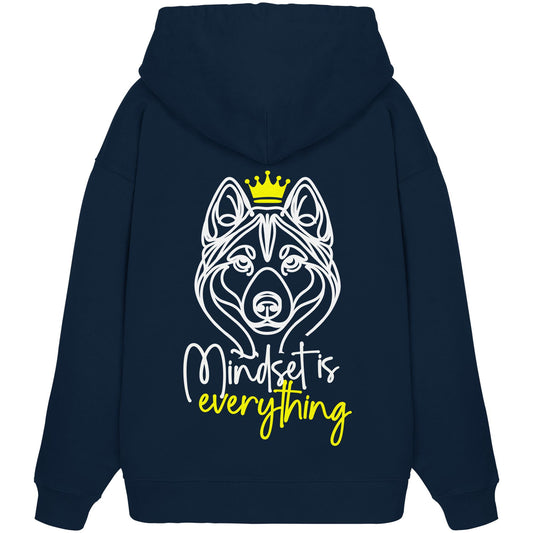 Husky - Mindset is everything - Organic Oversize Hoodie