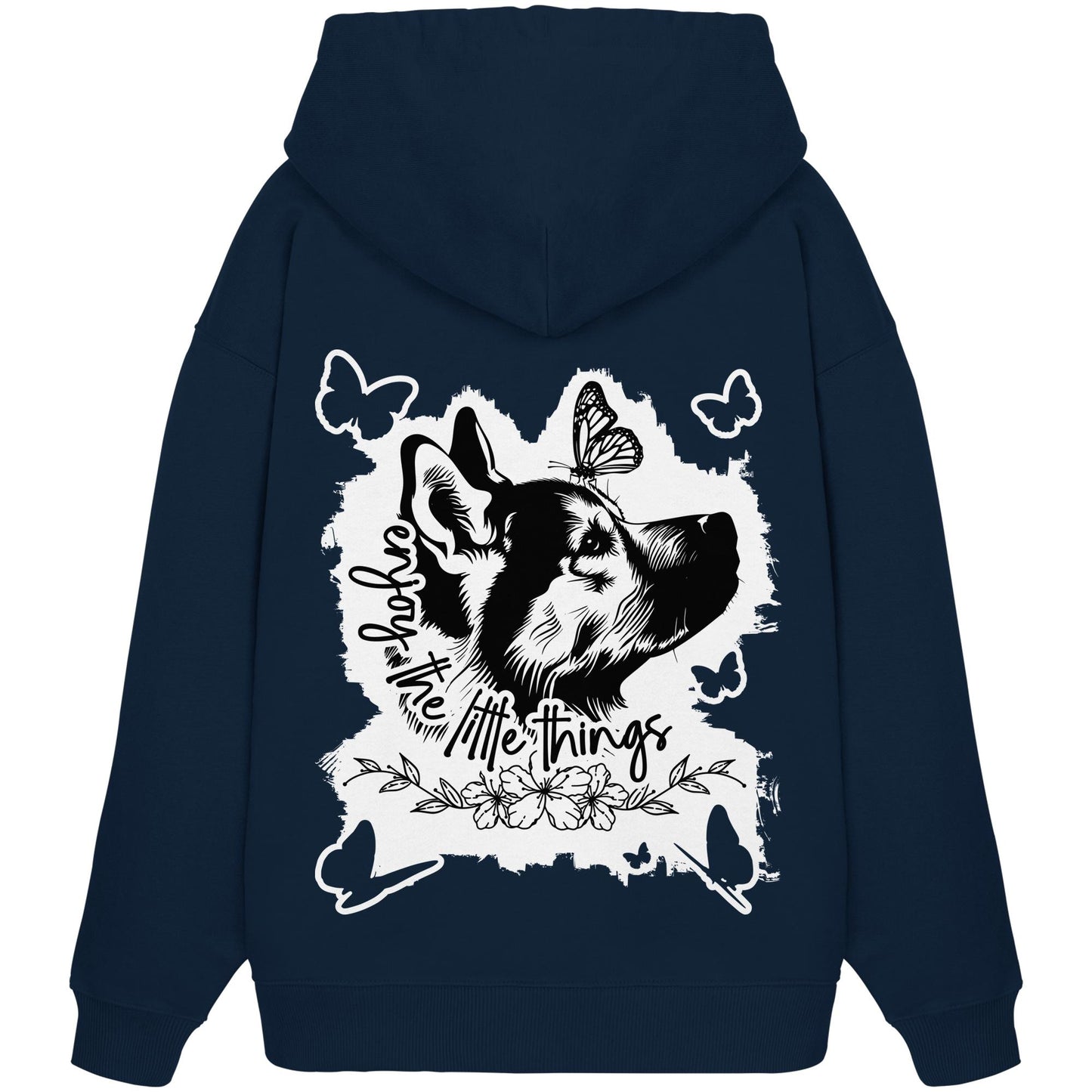 American Akita - enjoy the little things - Organic Oversize Hoodie