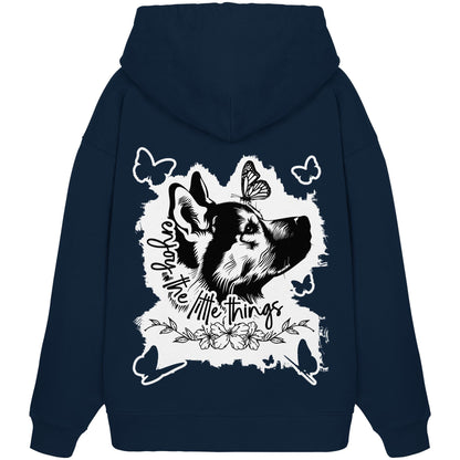 American Akita - enjoy the little things - Organic Oversize Hoodie