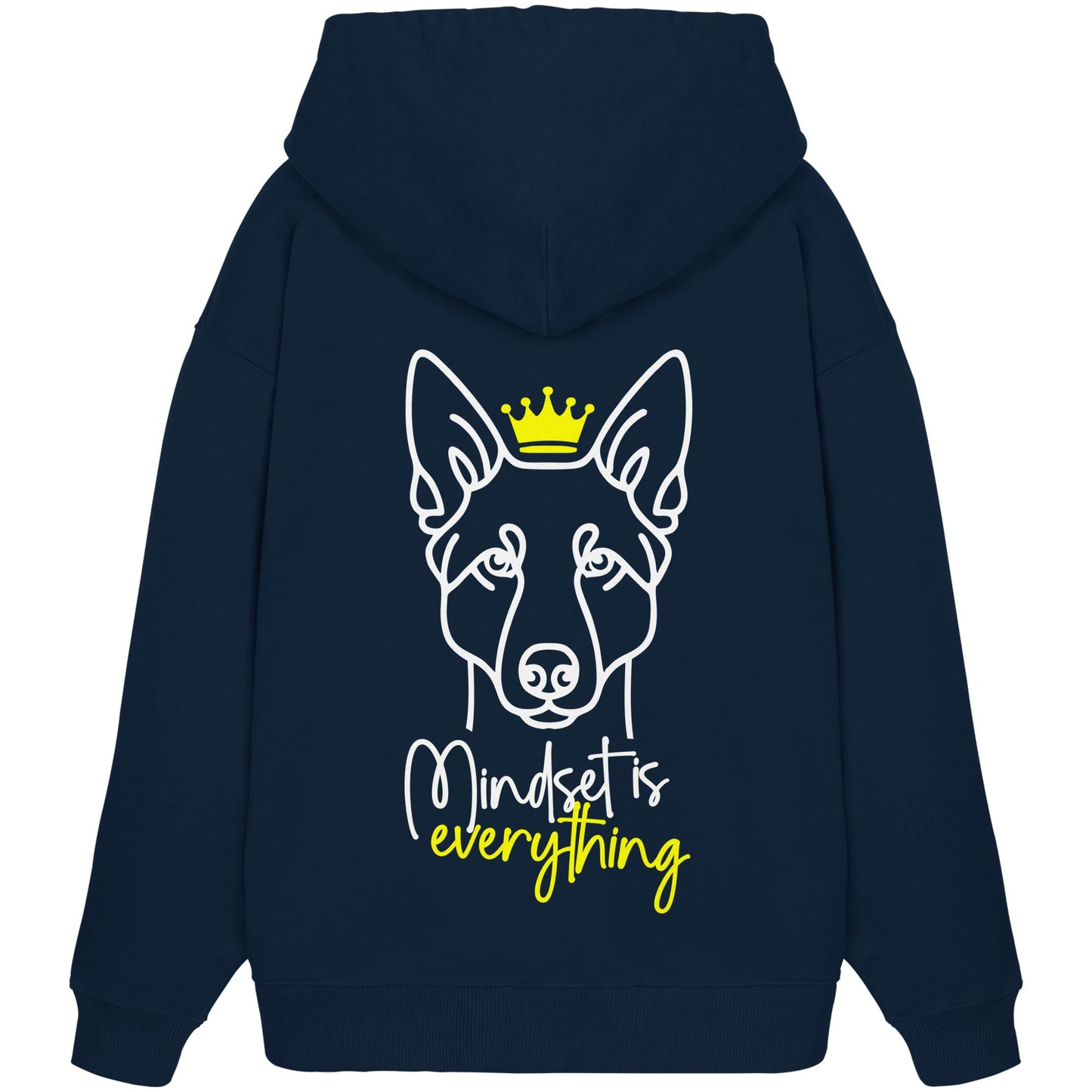 Australian Kelpie - Mindset is everything - Organic Oversize Hoodie