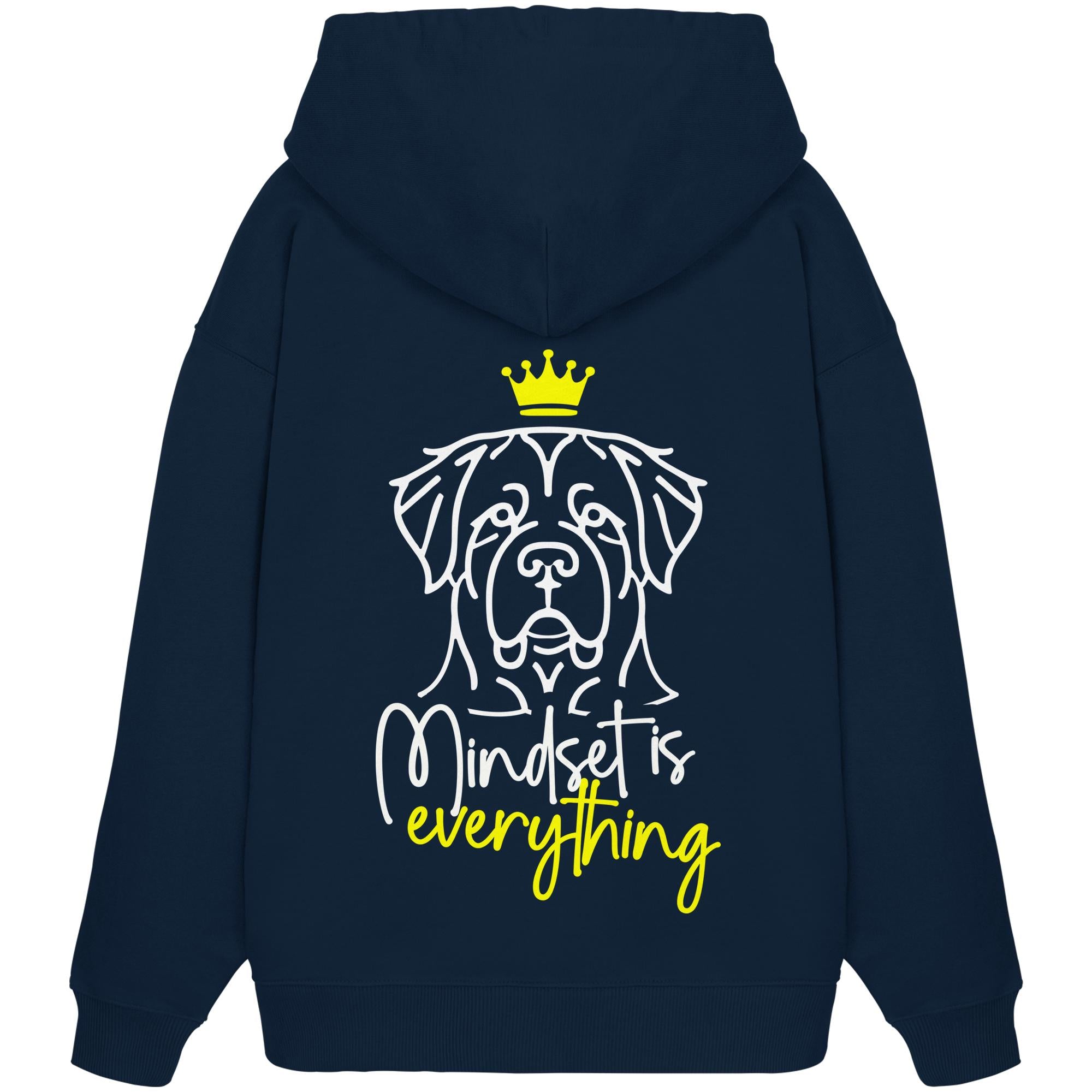 Bernhardiner - Mindset is everything - Organic Oversize Hoodie