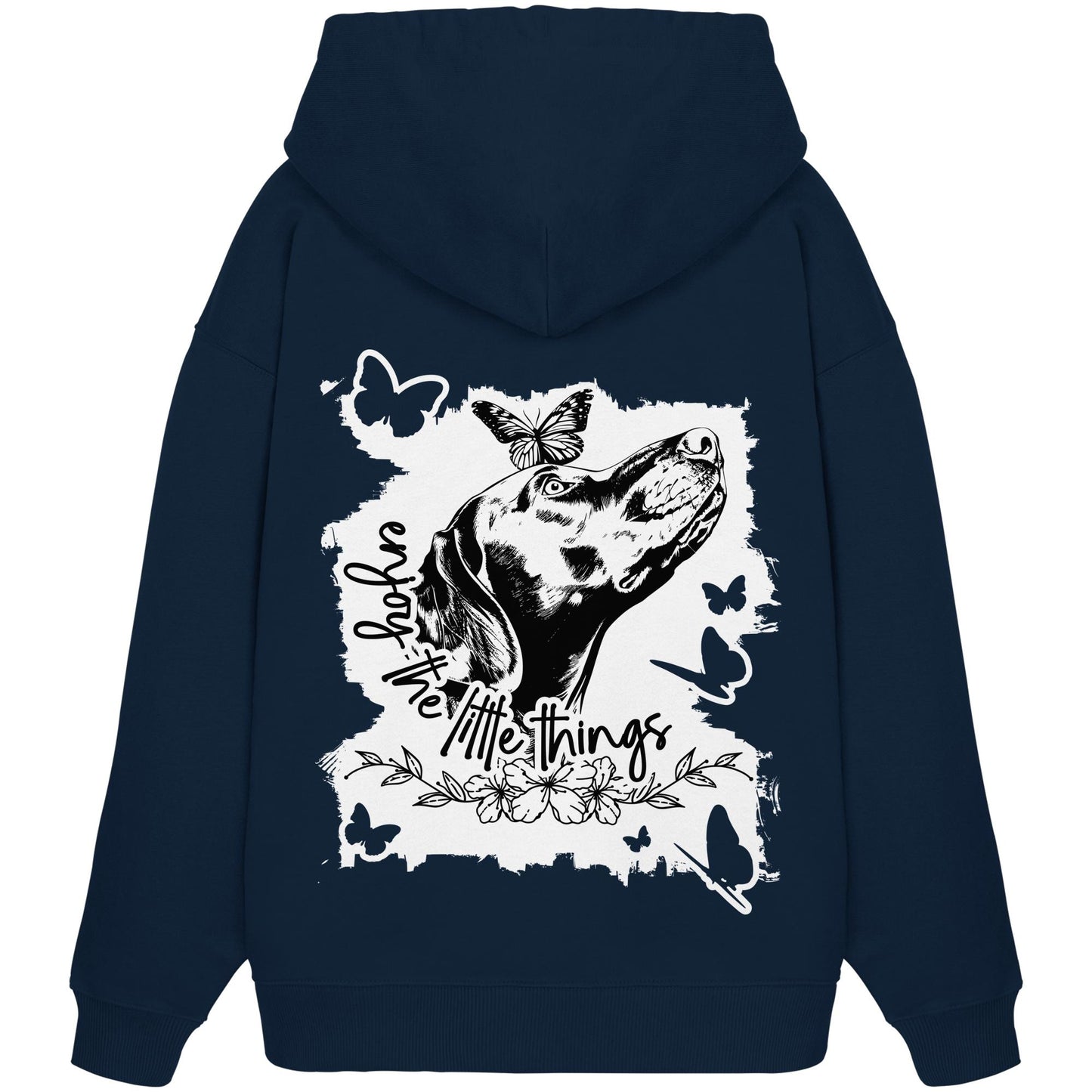 Weimaraner - enjoy the little things - Organic Oversize Hoodie