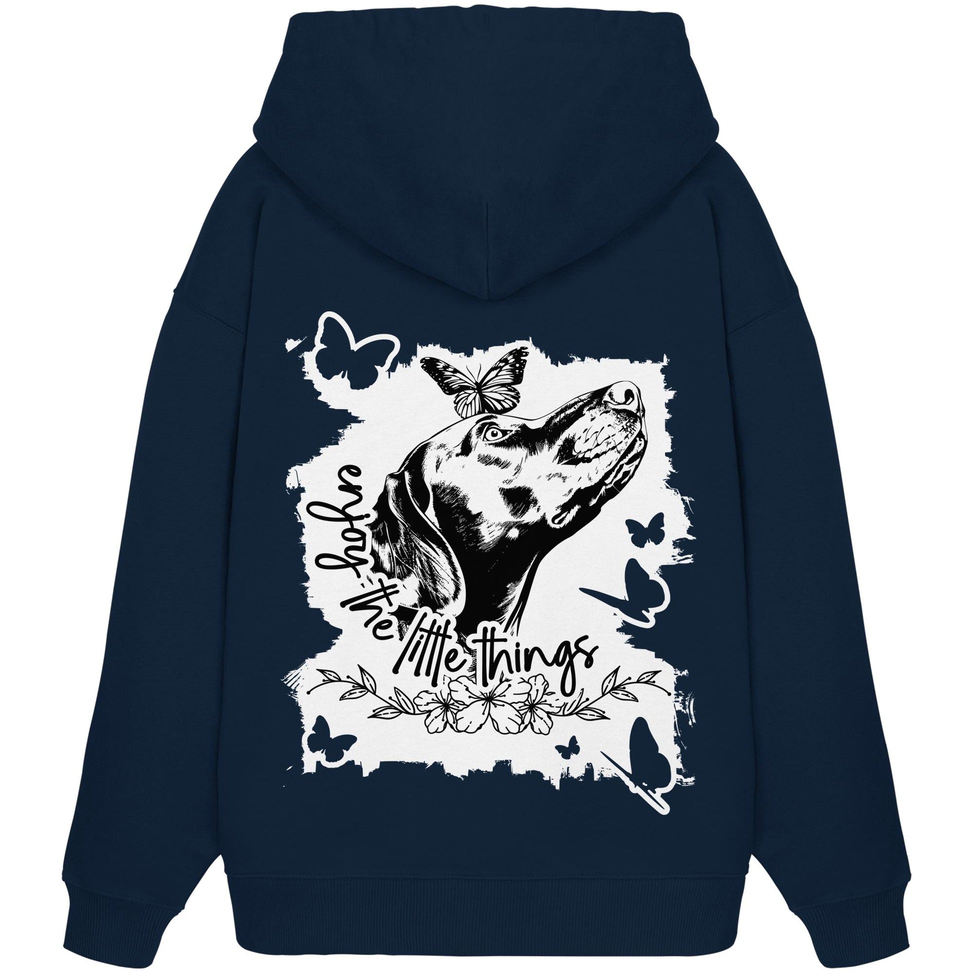 Weimaraner - enjoy the little things - Organic Oversize Hoodie
