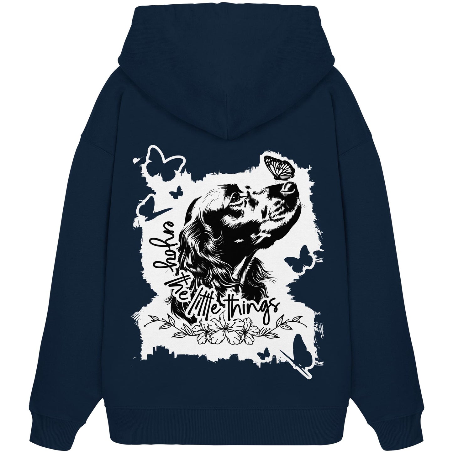 Cocker Spaniel - enjoy the little things - Organic Oversize Hoodie
