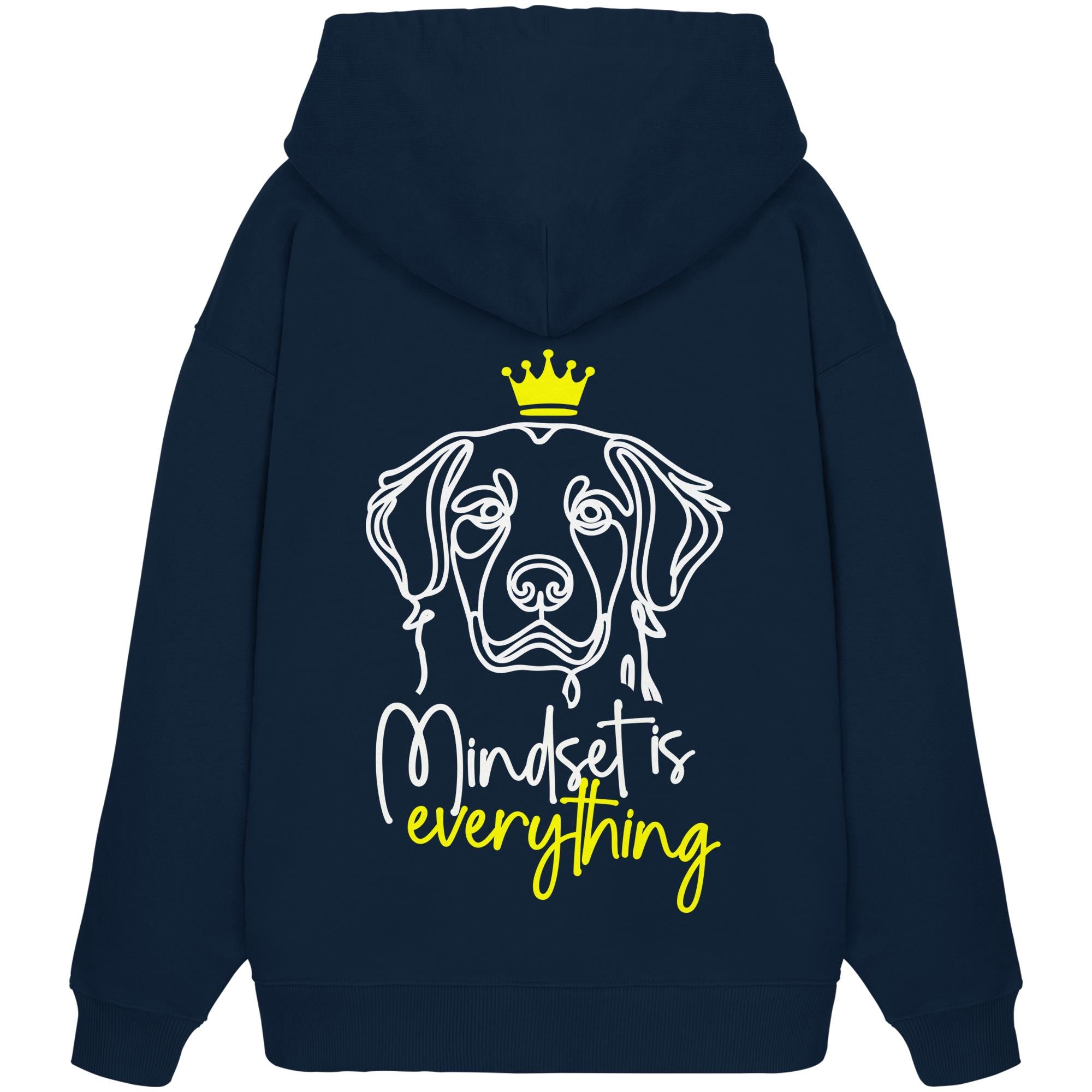 Golden Retriever - Mindset is everything - Organic Oversize Hoodie