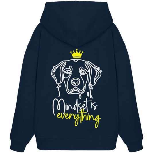 Golden Retriever - Mindset is everything - Organic Oversize Hoodie