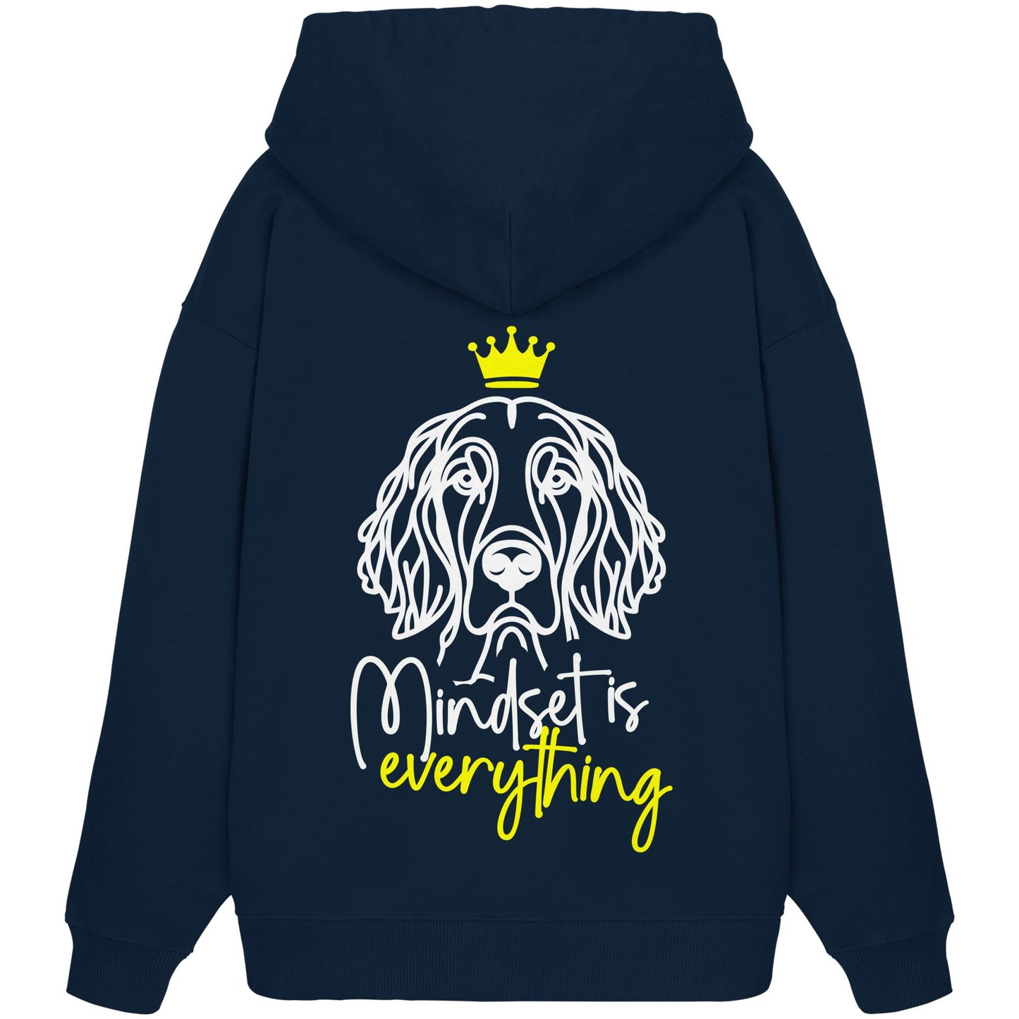 English Setter - Mindset is everything - Organic Oversize Hoodie