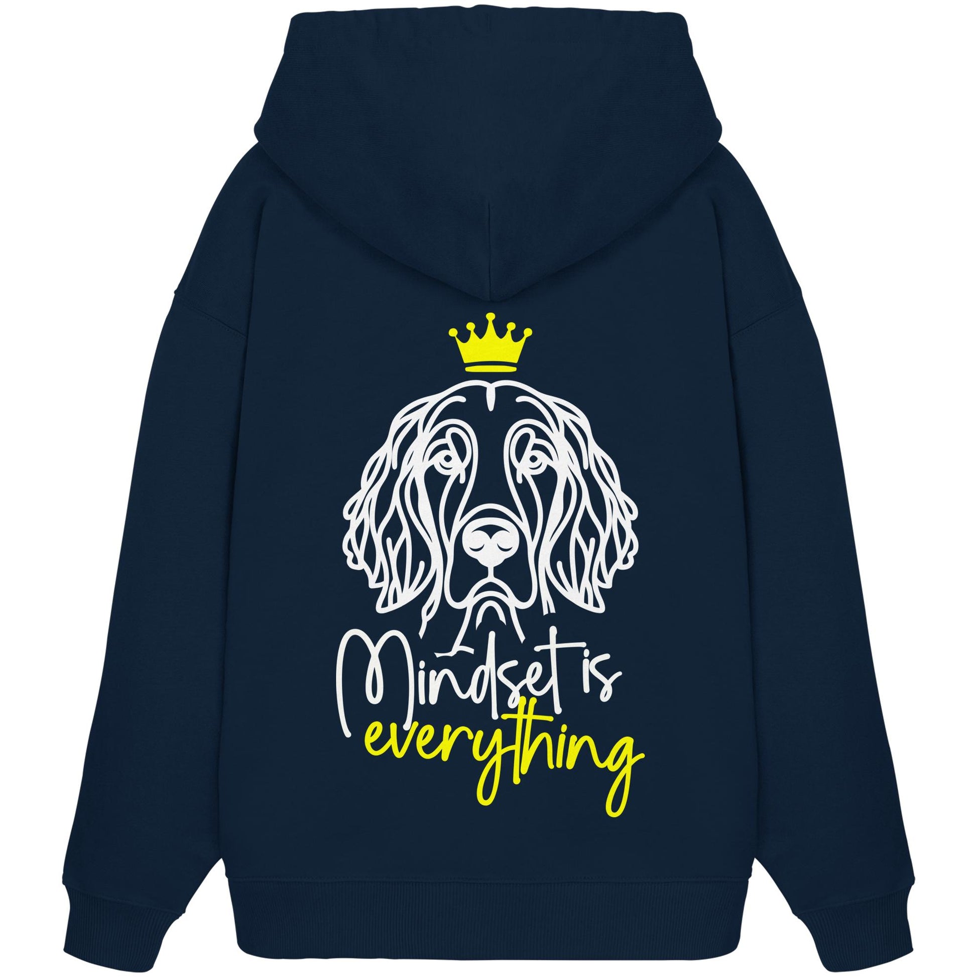 English Setter - Mindset is everything - Organic Oversize Hoodie