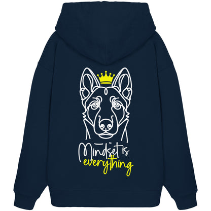 Malinois - Mindset is everything - Organic Oversize Hoodie