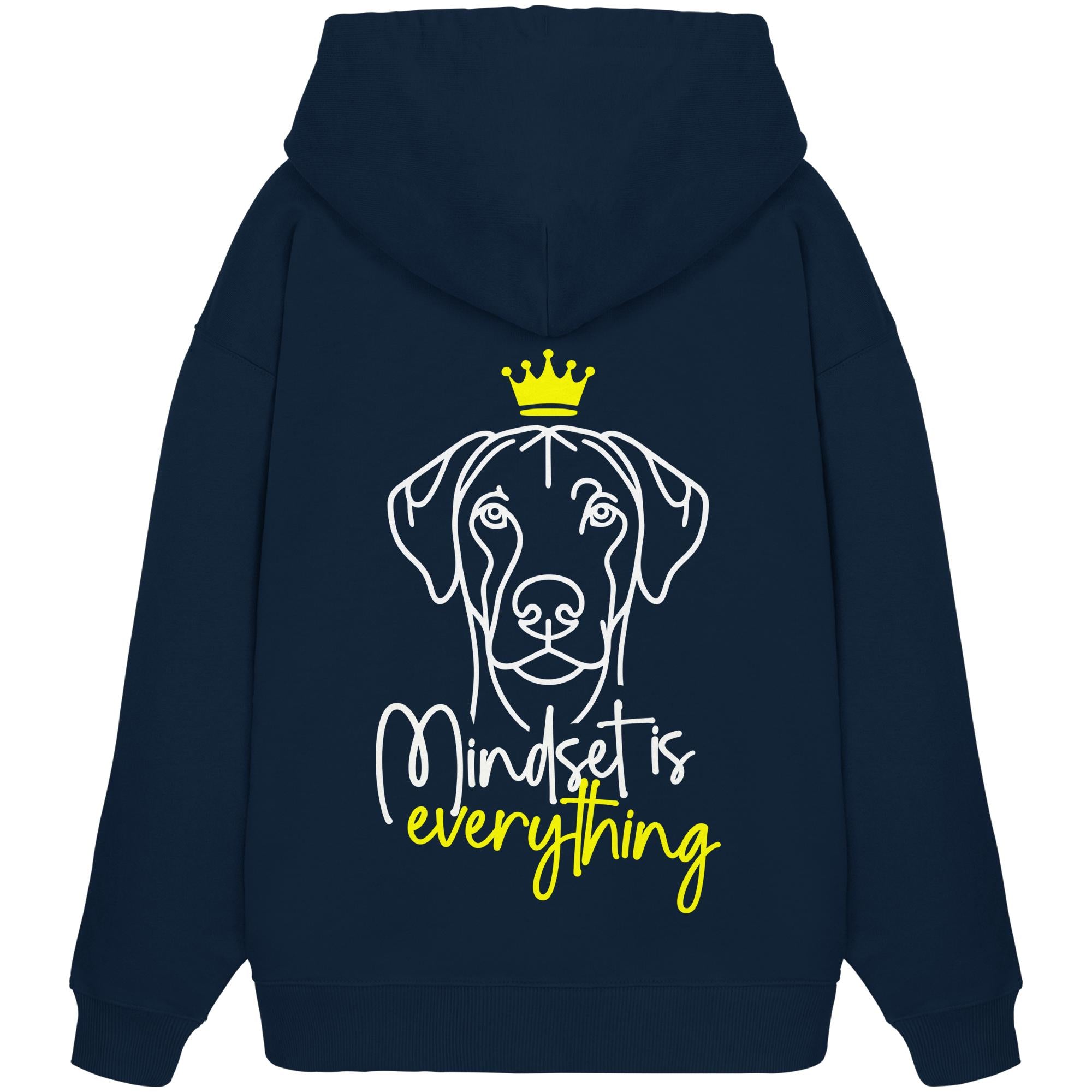Rhodesian Ridgeback - Mindset is everything - Organic Oversize Hoodie