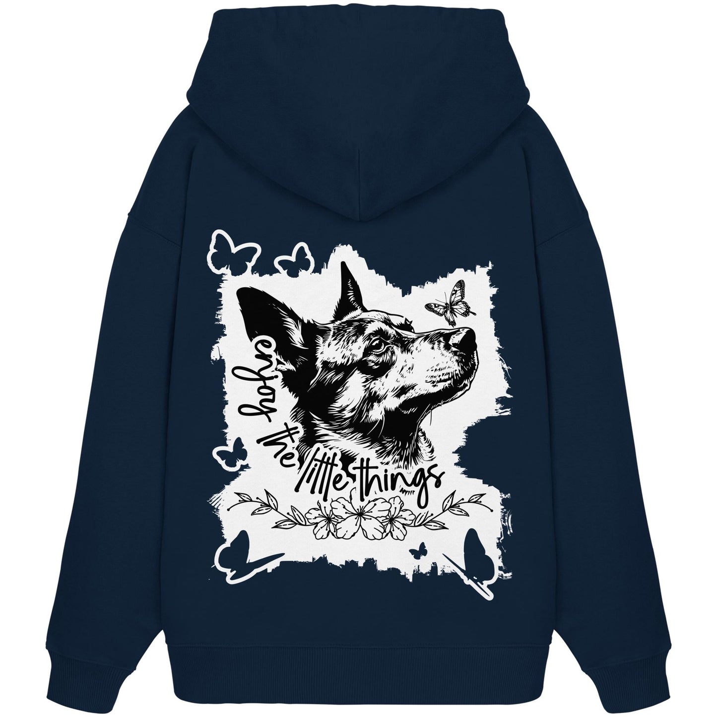 Australian Cattle Dog - enjoy the little things - Organic Oversize Hoodie