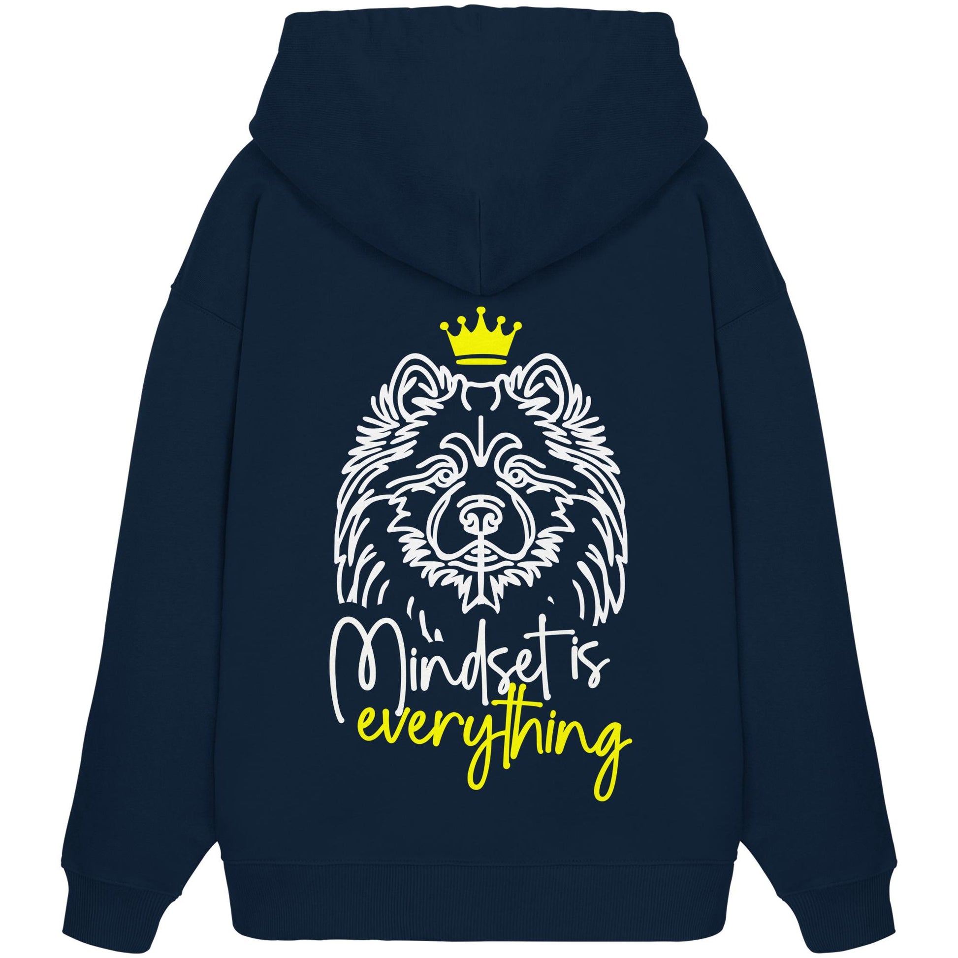 Wolfsspitz - Mindset is everything - Organic Oversize Hoodie