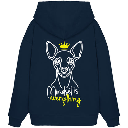 Zwergpinscher - Mindset is everything - Organic Oversize Hoodie