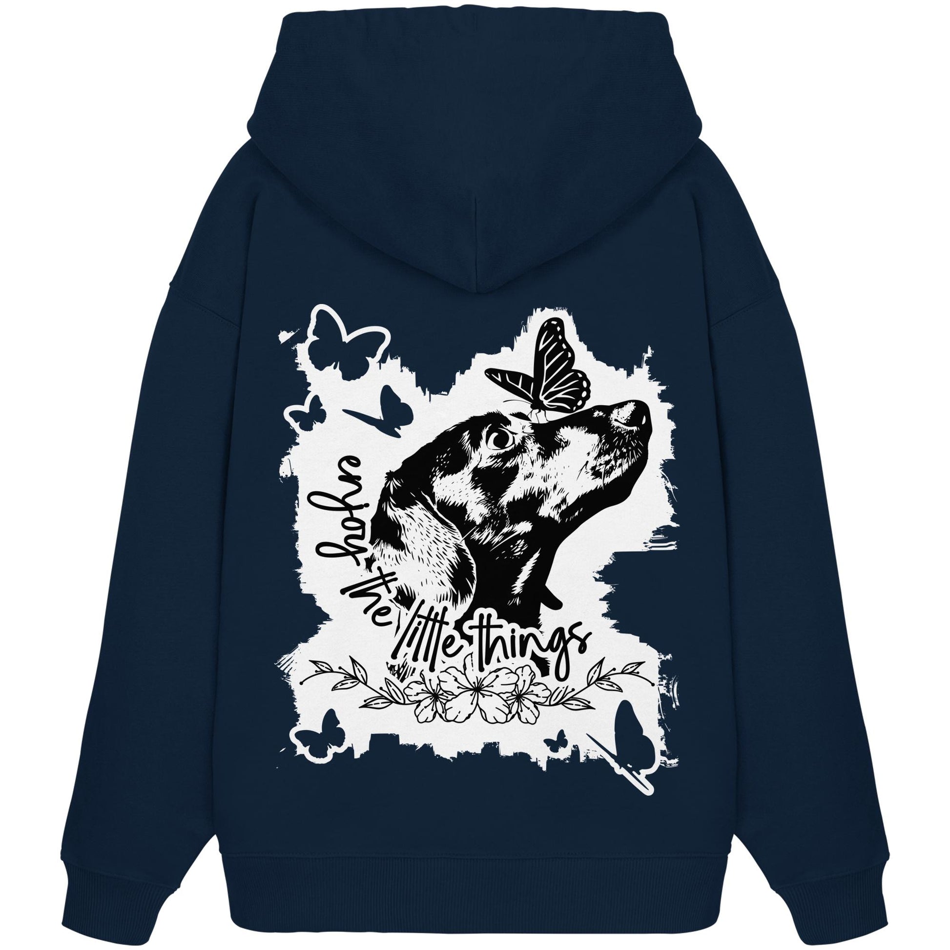 Dackel (Kurzhaar) - enjoy the little things - Organic Oversize Hoodie