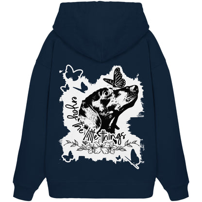 Dackel (Kurzhaar) - enjoy the little things - Organic Oversize Hoodie