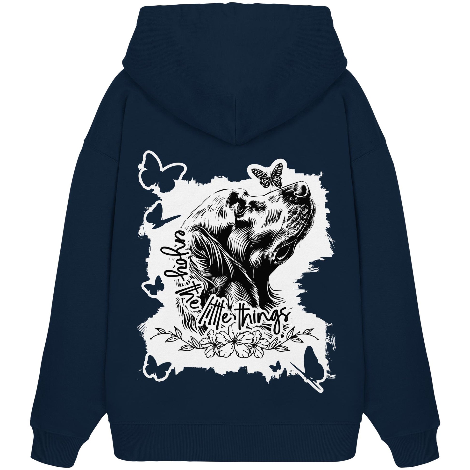 Golden Retriever - enjoy the little things - Organic Oversize Hoodie