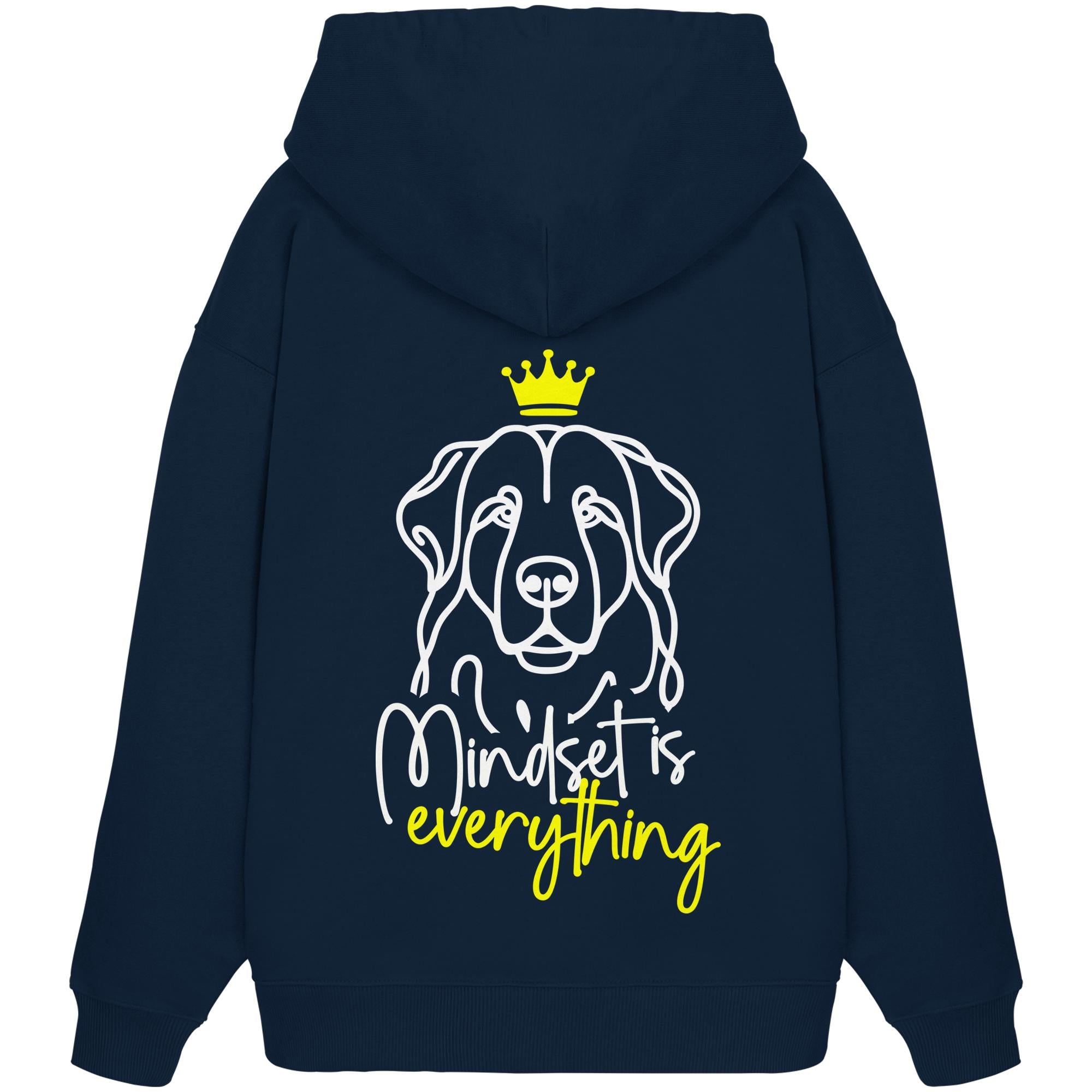 Kuvasz - Mindset is everything - Organic Oversize Hoodie