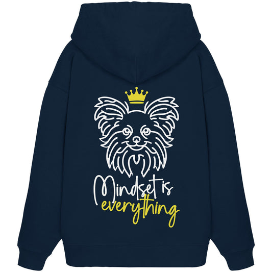 Papillon - Mindset is everything - Organic Oversize Hoodie