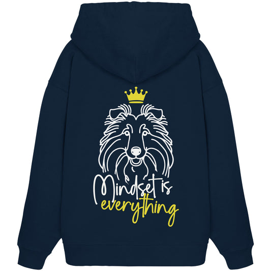 Shetland Sheepdog - Mindset is everything - Organic Oversize Hoodie