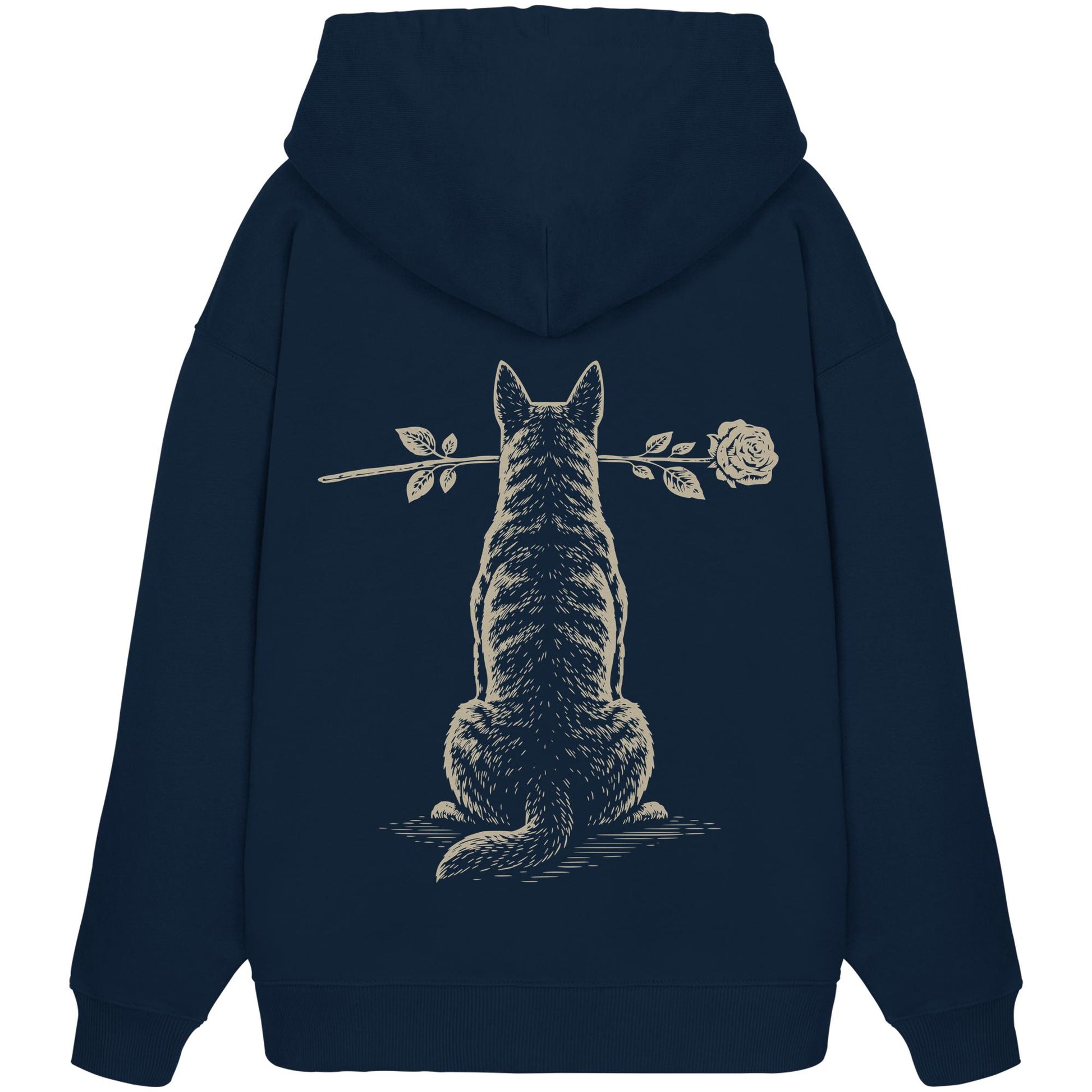 Silent Loyalty - Holländischer Schäferhund (kurzhaar) - Organic Oversize Hoodie