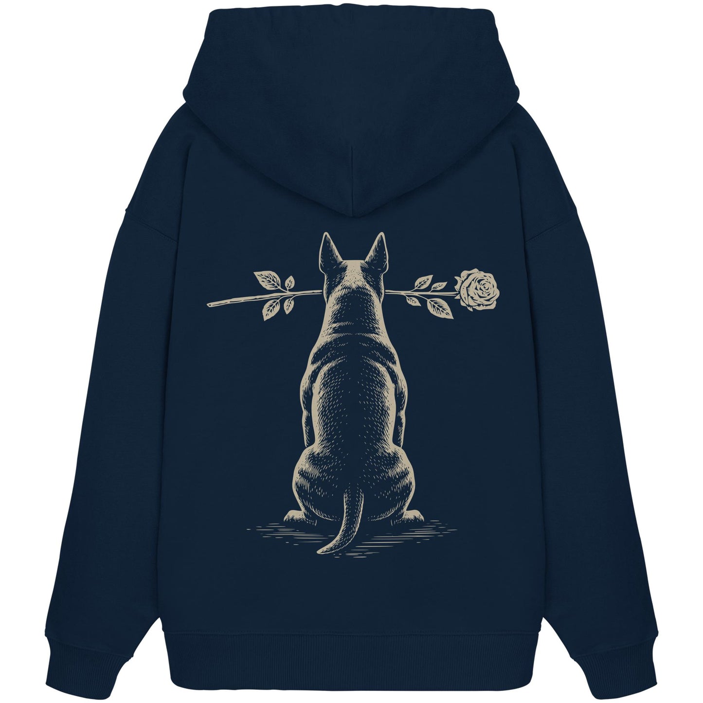 Silent Loyalty - Bullterrier - Organic Oversize Hoodie