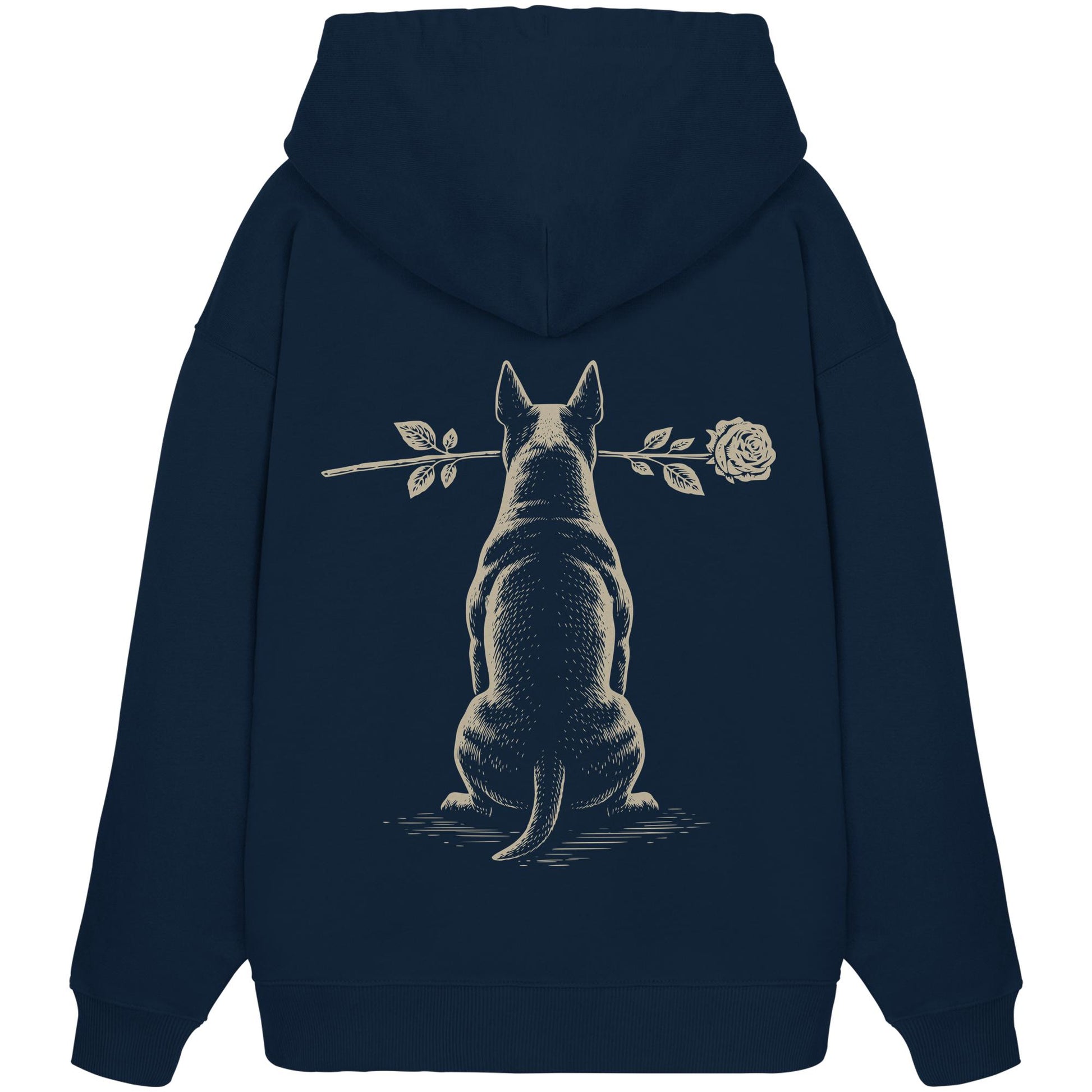 Silent Loyalty - Bullterrier - Organic Oversize Hoodie