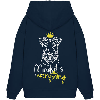 Airedale Terrier - Mindset is everything - Organic Oversize Hoodie