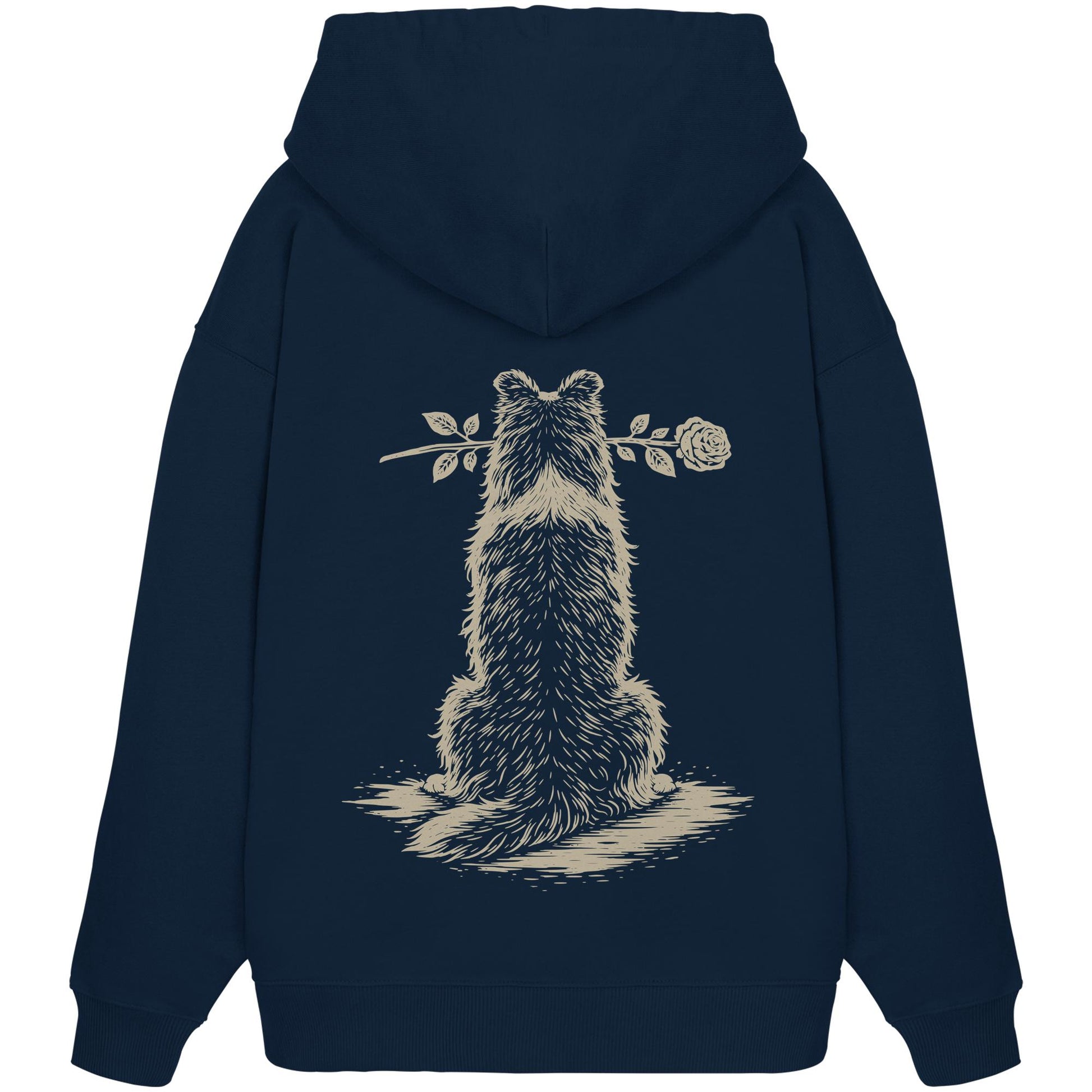 Silent Loyalty - Collie - Organic Oversize Hoodie