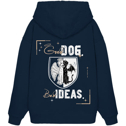 Good Dog. Bad Ideas. - Nova Scotia Duck Tolling Retriever - Organic Oversize Hoodie