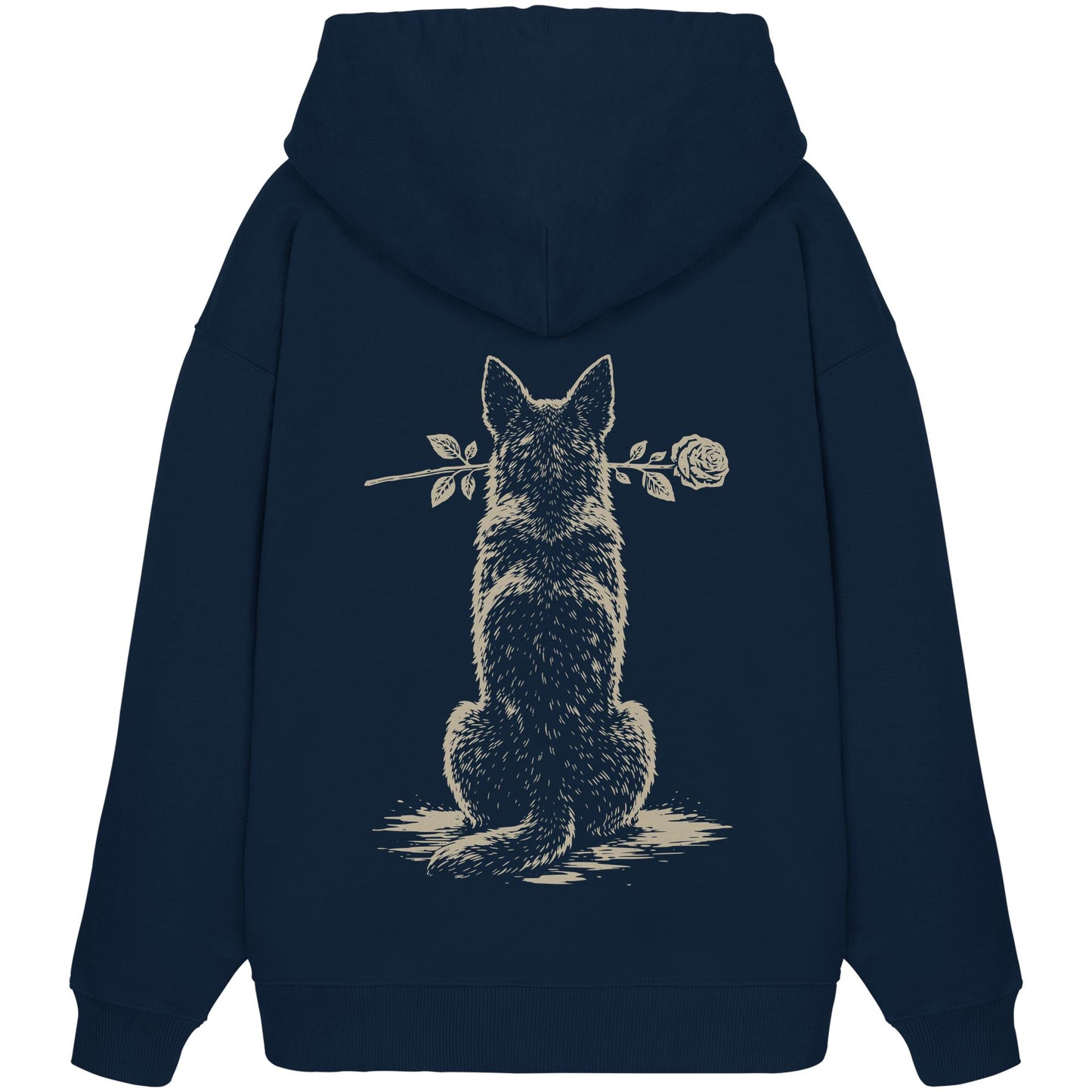 Silent Loyalty - Australian Cattle Dog - Organic Oversize Hoodie
