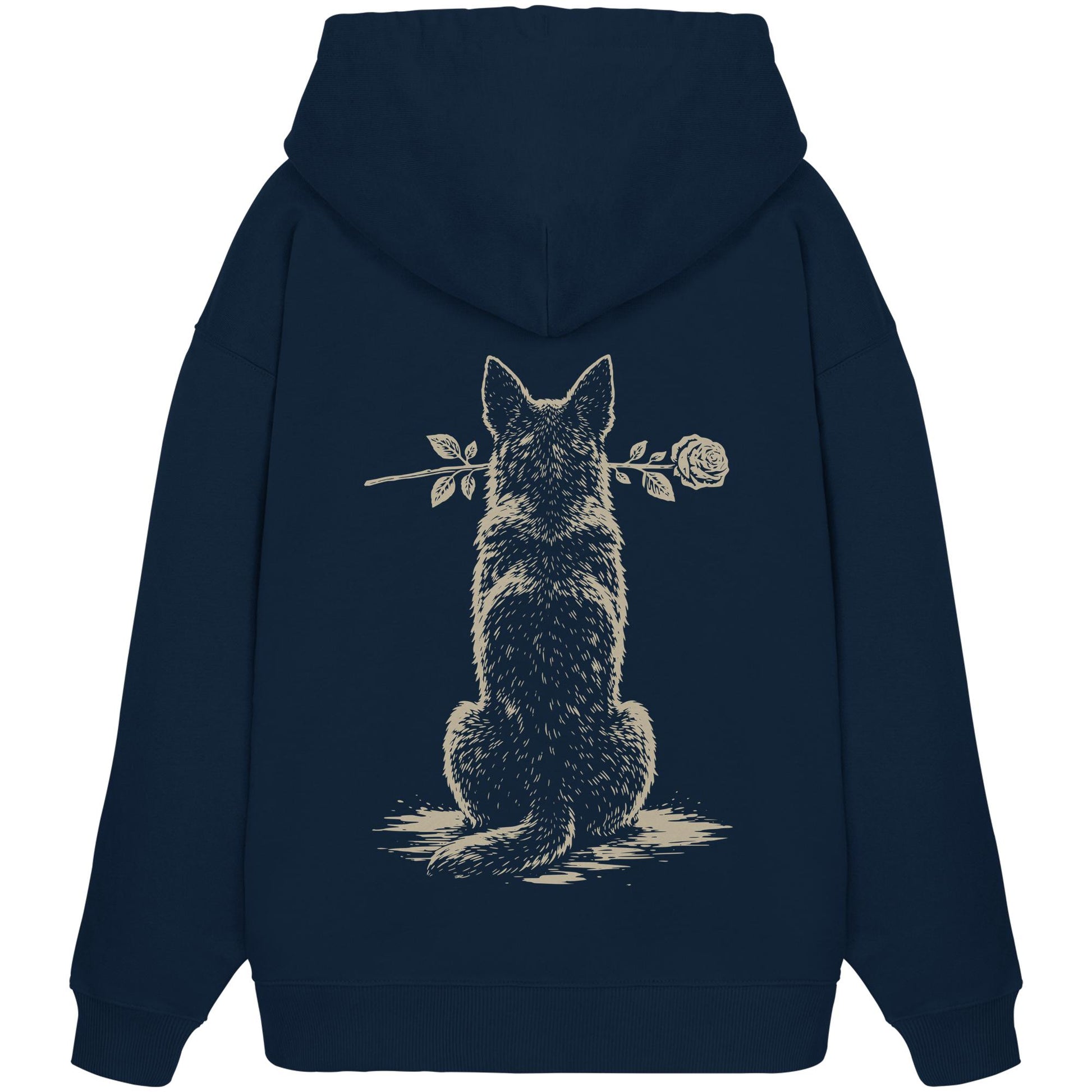 Silent Loyalty - Australian Cattle Dog - Organic Oversize Hoodie