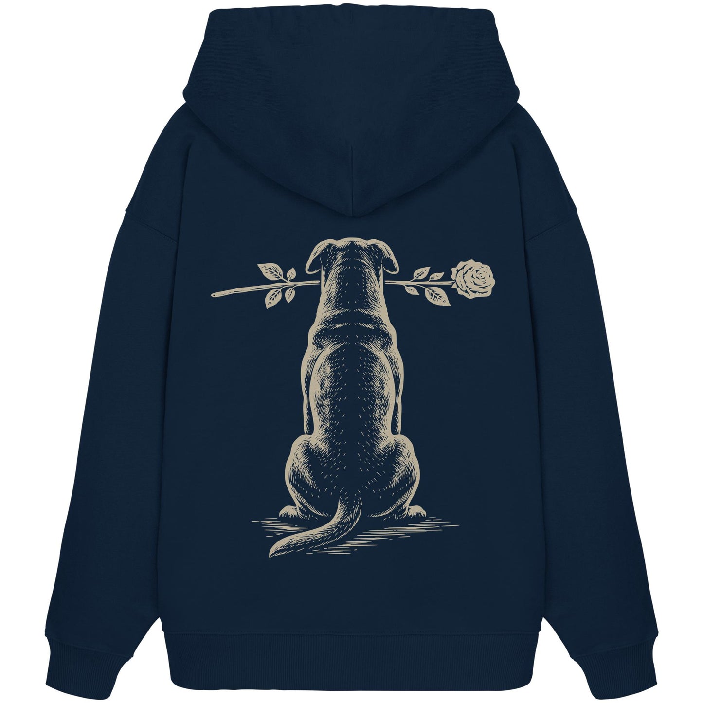 Silent Loyalty - Beauceron - Organic Oversize Hoodie