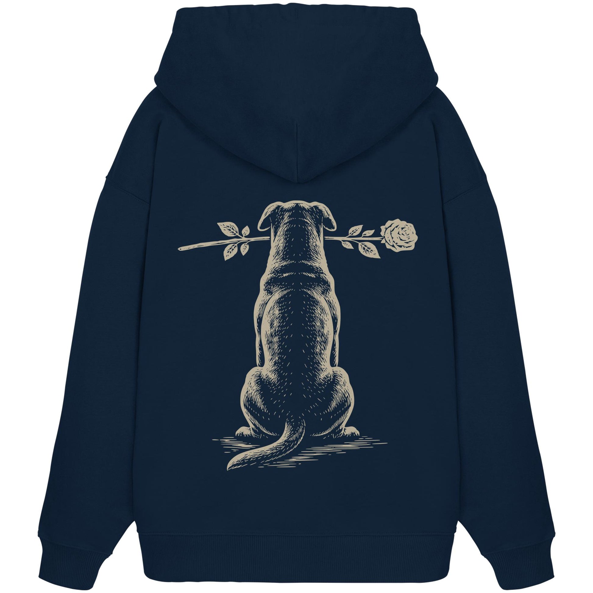 Silent Loyalty - Beauceron - Organic Oversize Hoodie