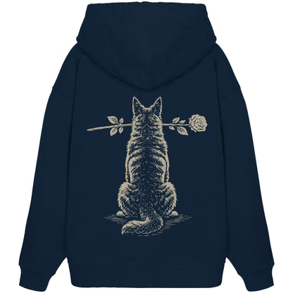 Silent Loyalty - Holländischer Schäferhund (langhaar) - Organic Oversize Hoodie
