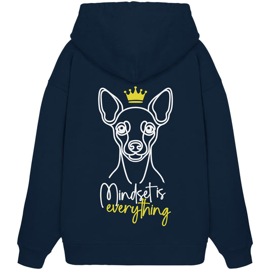 Zwergpinscher - Mindset is everything - Organic Oversize Hoodie