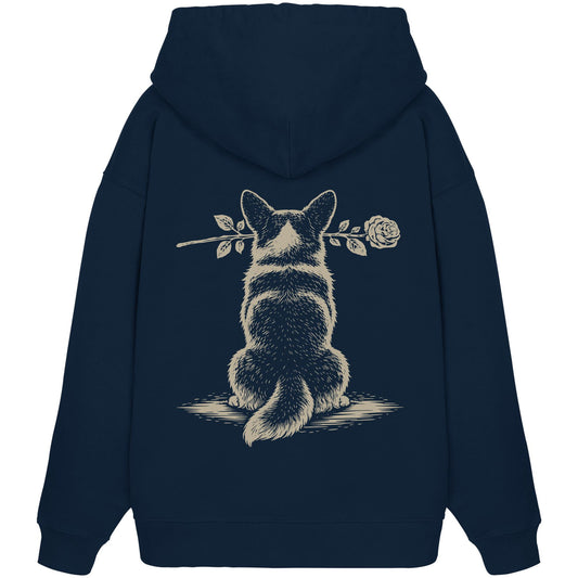 Silent Loyalty - Corgi - Organic Oversize Hoodie