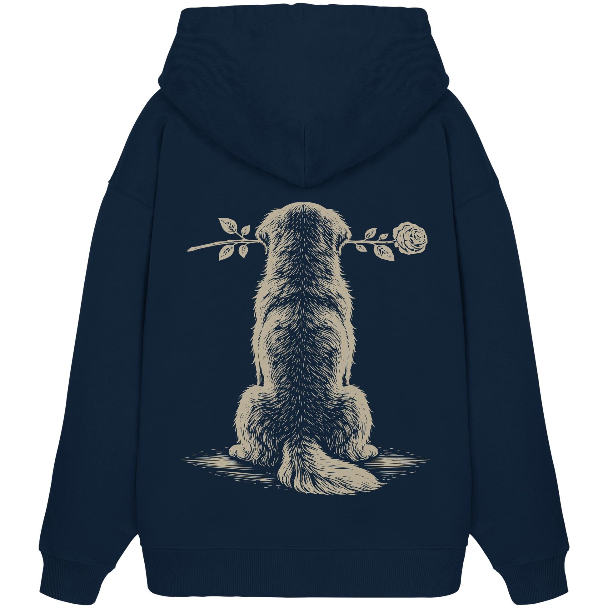 Silent Loyalty - Golden Retriever - Organic Oversize Hoodie