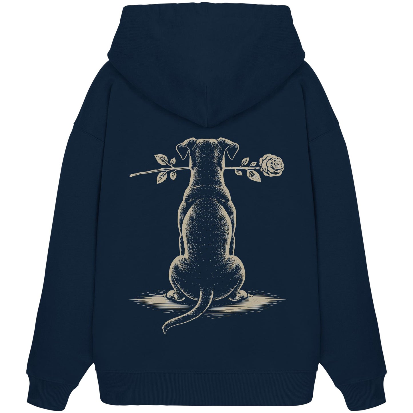 Silent Loyalty - Deutscher Pinscher - Organic Oversize Hoodie