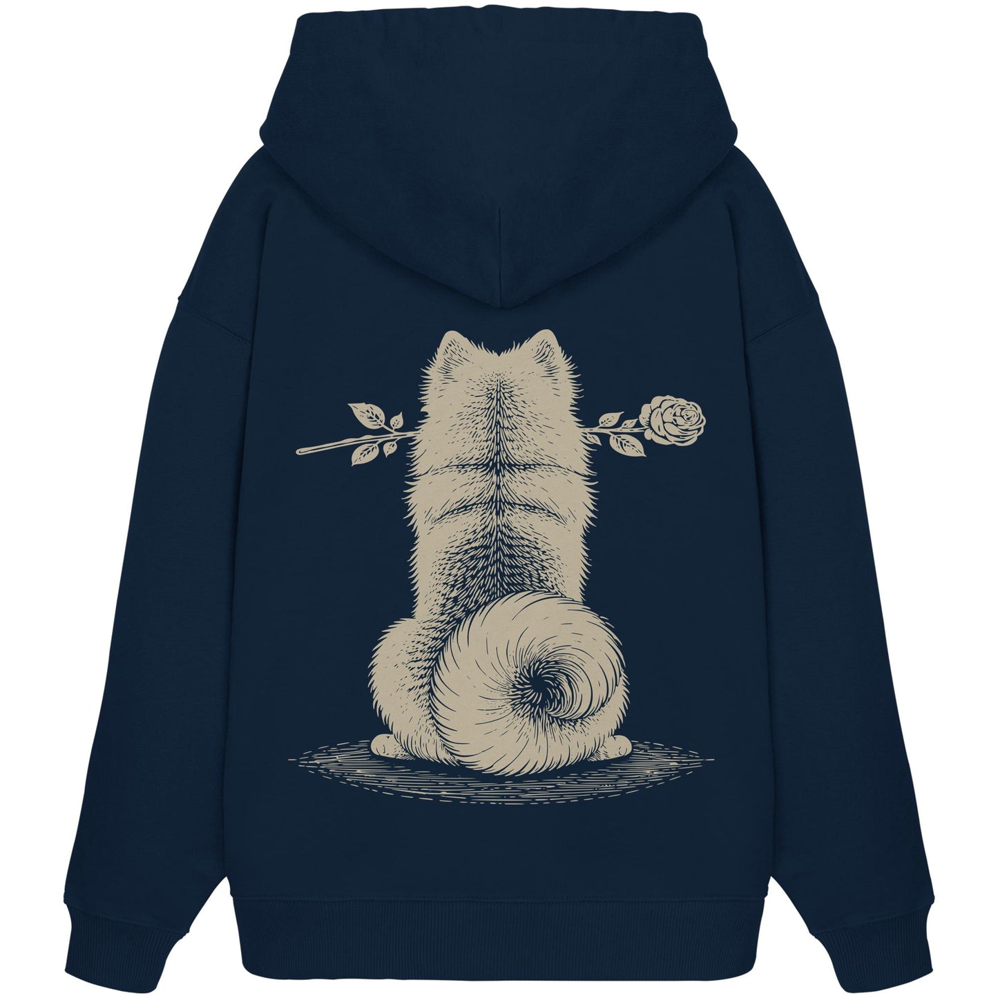 Silent Loyalty - Samojede - Organic Oversize Hoodie