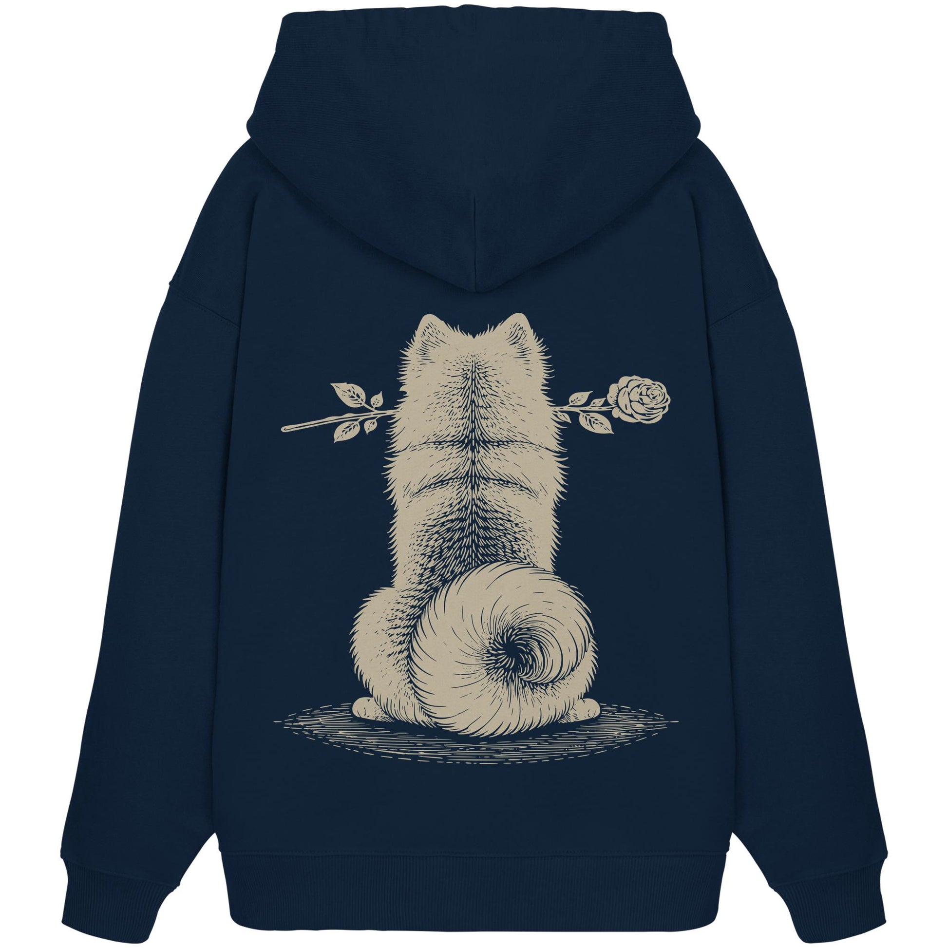 Silent Loyalty - Samojede - Organic Oversize Hoodie