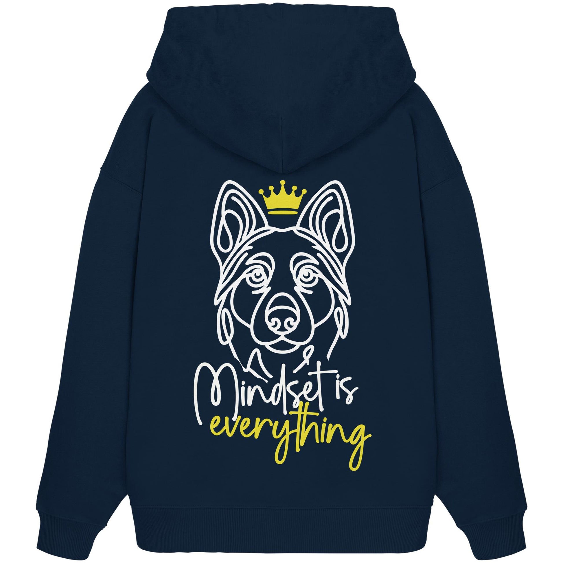 Deutscher Schäferhund - Mindset is everything - Organic Oversize Hoodie