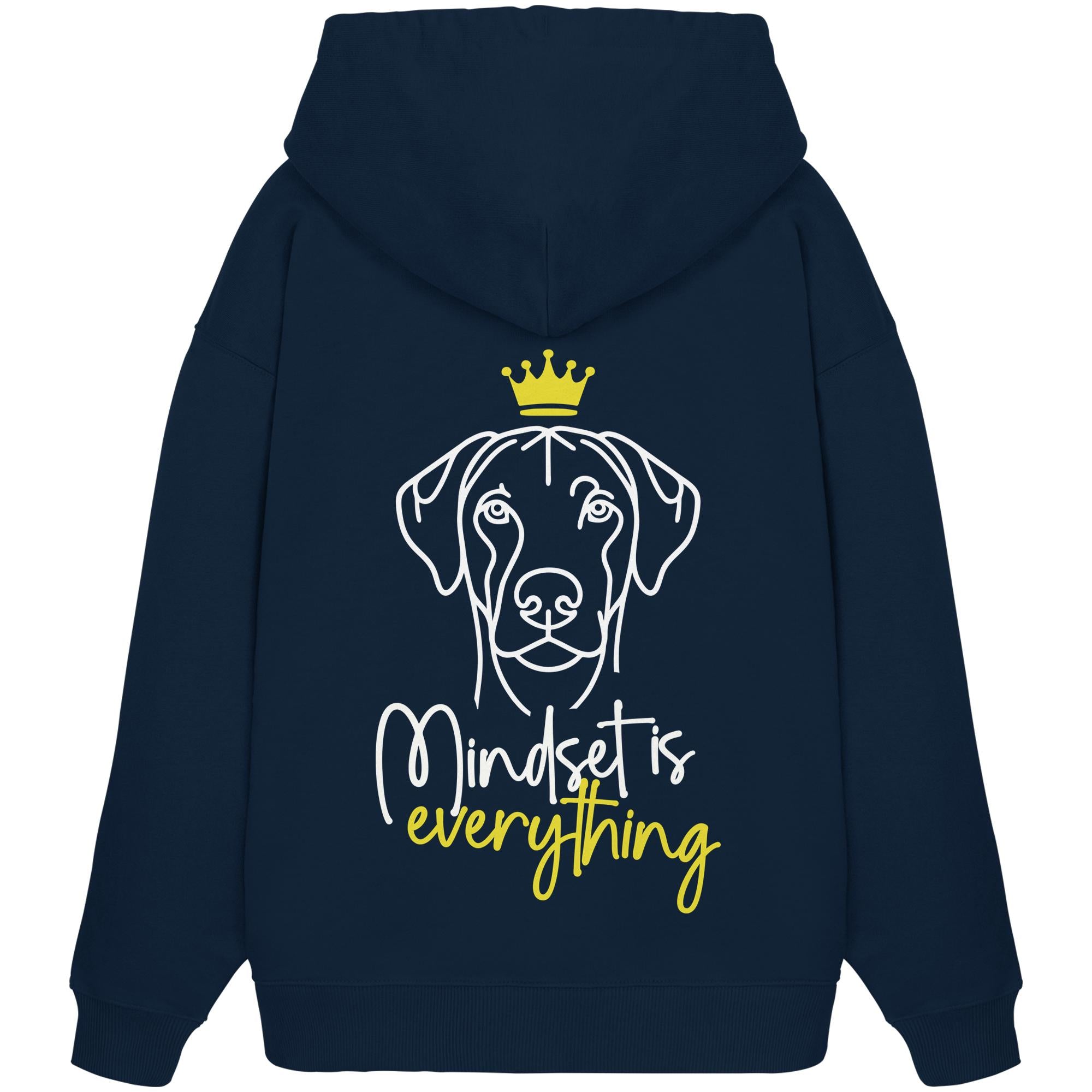 Rhodesian Ridgeback - Mindset is everything - Organic Oversize Hoodie