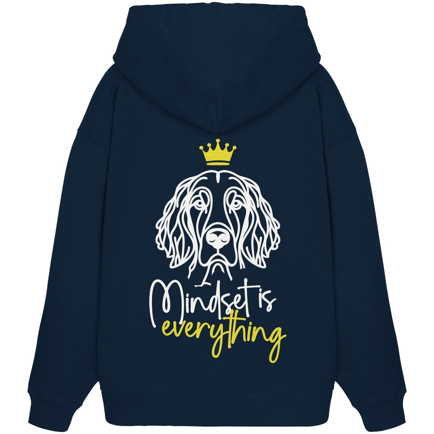 English Setter - Mindset is everything - Organic Oversize Hoodie