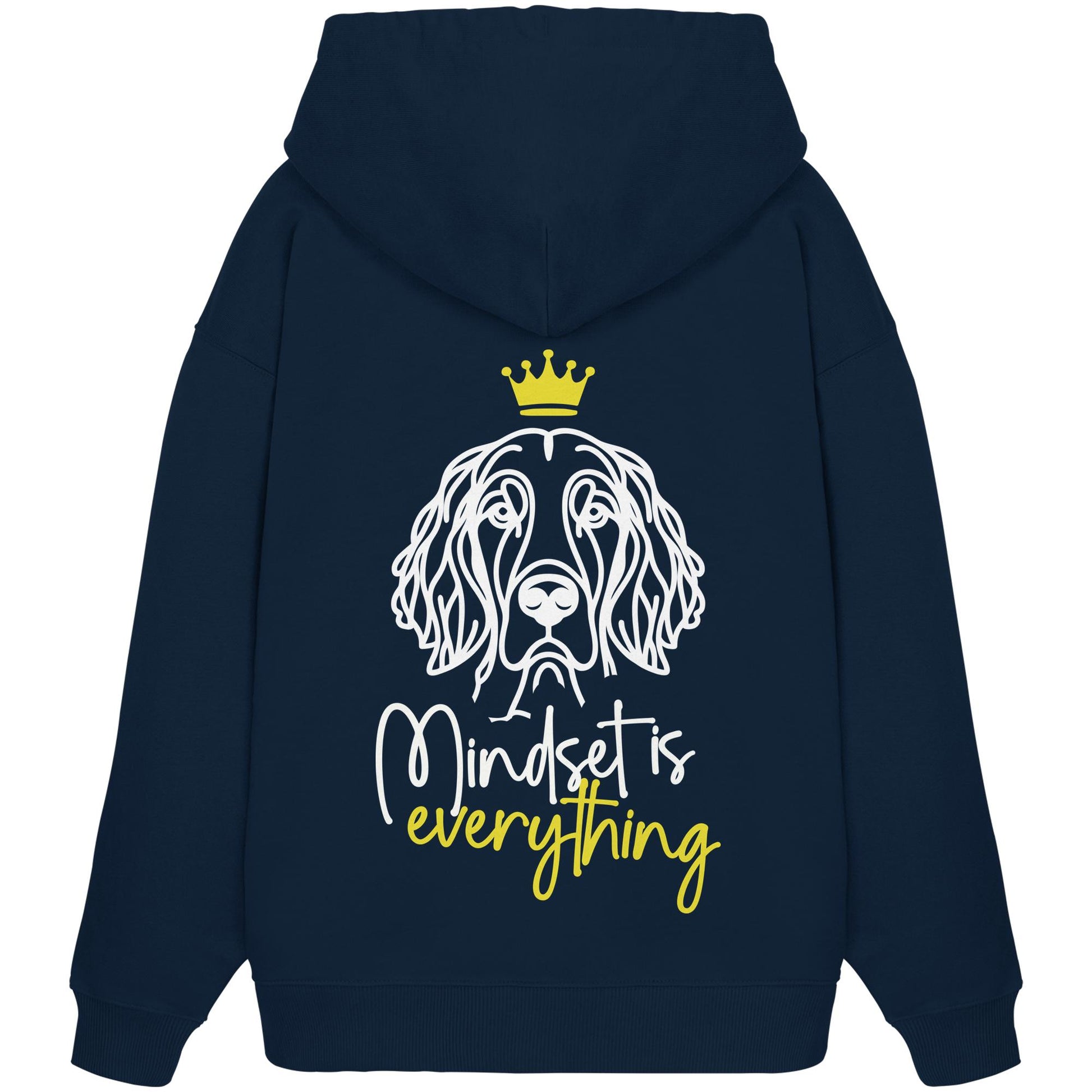 English Setter - Mindset is everything - Organic Oversize Hoodie