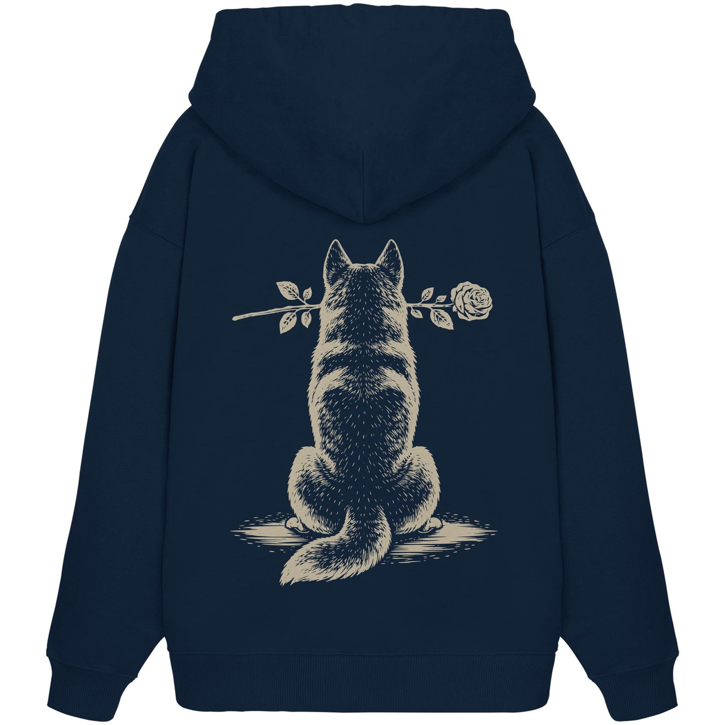 Silent Loyalty - Husky - Organic Oversize Hoodie